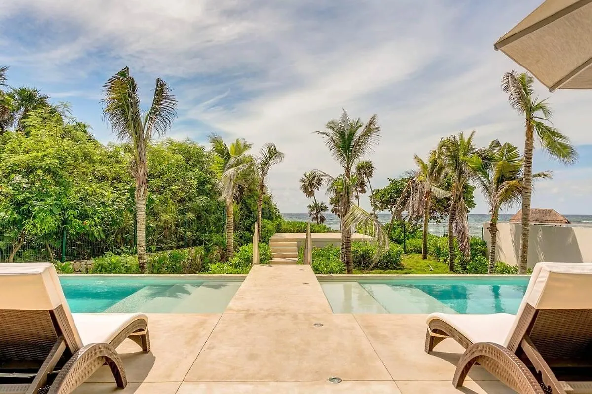 Ferienhaus Luxury Studio With Rooftop Pool And Seaview Balcony Akumal