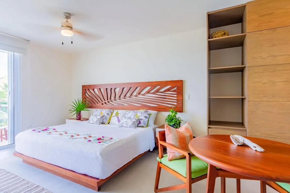 Luxury Studio With Rooftop Pool And Seaview Balcony Akumal Holiday home