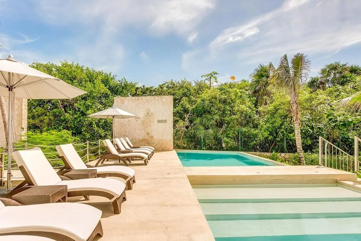 Luxury Studio With Rooftop Pool And Seaview Balcony Akumal 0*,