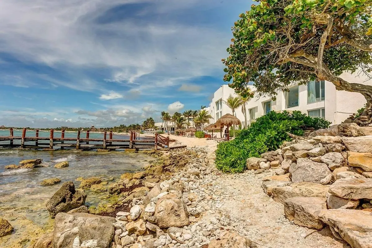 Luxury Studio With Rooftop Pool And Seaview Balcony Akumal Holiday home